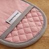 KitchenAid Asteroid Pot Holder 2-Pack Set, Dried Rose, 6.5"x10"