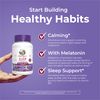 MaryRuth Organics Melatonin 5mg Sleep Gummy with L-Theanine | Lemon Balm | Vitamin B6 | Sugar-Free | Relaxation | Vegan | Non-GMO | Gluten Free | 60 Count