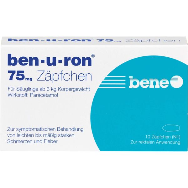 Ben-U-Ron 75 mg Zäpfchen, 10 pcs