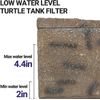 Turtle Tank Filter, 120GPH Turtle Filter Basking Platform with Detachable Bridge
