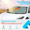Sun Shade Foldable Windshield Side Window Anti UV Visor For Corvette C8 2020-25