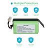 Replacement Battery for Coredy R300, R500+, R550, R580, R650, R3500, R3500S and Amarey A800, A900, Eufy RoboVac 11S, 11S Plus, 11S Max, Ecovacs Deebot N79 DN622 Robot Vacuum Cleaners, 2600mAh, 14.4V