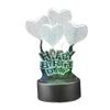 3D Happy Birthday LED Light – 7-Color Changing Table Lamp, Battery-Powered