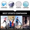 COOLOMG Compression Leg Sleeves White M