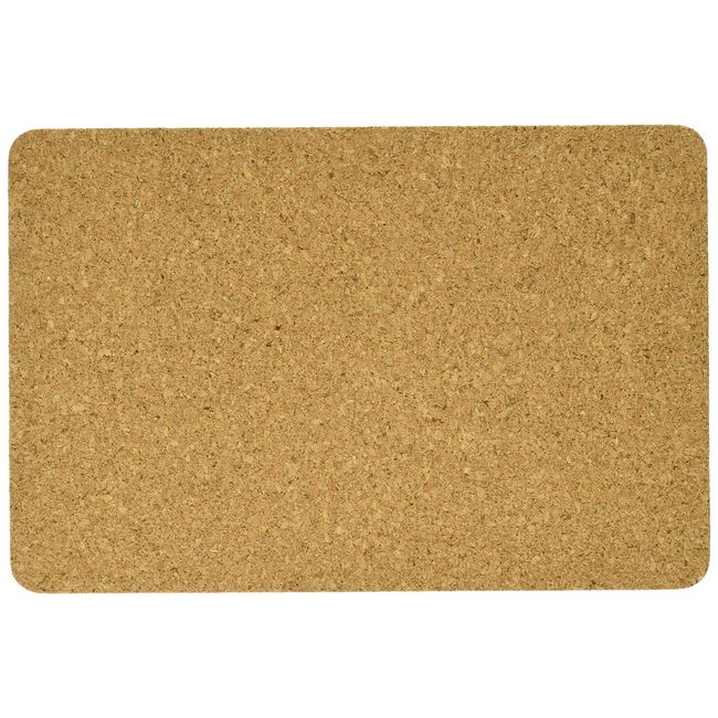 DELISH KITCHEN Pearl Metal Trivet, Brown, 8.3 x 5.5 inches (21 x 14 cm), Cork Trivet, Square Shape HB-4263