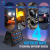 MICTUNING 12 Gang Switch Panel, Led Touch On Off Circuit Control Box For UTV ATV