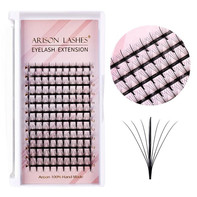 Premade Wispy Fans Eyelash Extensions 5D/7D/9D Wispy Lash Extensions, Volume Lash Extensions Mutiple Options Wispy Style Handmade Promade Fans