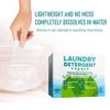 Eco Friendly Laundry Detergent Sheets (100 sheets 200 loads) Laundry Sheets - Plant based Free and Clear Laundry Strips for HE machine, travel, home clothes washing (Fresh Linen)