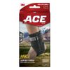 ACE Ankle Brace with Side Stabilizers, Adjustable, Black, 1/Pack
