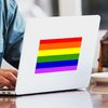 CafePress Rainbow Pride Flag Rectangle Sticker Rectangle Bumper Sticker Car Decal