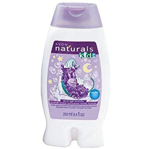 Avon Naturals Kids Goodnight Lavender 250ml Body Wash & Bubble Bath