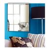 Rectangle Wall Mounted Acrylic Mirror: Frameless, Easy to Stick, Strong, Lightweight, Size: 50x40cm