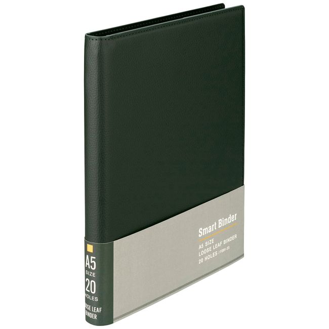 Maruman F291-23 Smart Binder A5, 20 Holes, Deep Green