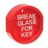 Break Glass Key Box - Indoor/Outdoor Keybox with Plastic Cover
