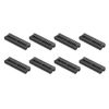 sourcing map 8Pcs DIP IC Chip Socket Adapter, 2.54mm Pitch 28 Pin Gate Soldering Circuit Chip