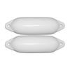 Majoni Set of 2 Boat Fenders Star 25 – Colour White, Length 58 cm