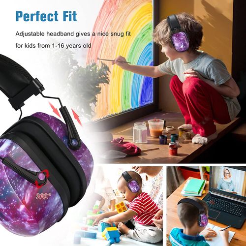 ProCase Kids Ear Defenders Children Autism Noise Cancelling Headphones for Toddler Girls Boys, SNR 26dB Kids Ear Protection Earmuffs for Age 6 Months to 16 Years at Party Concert Fireworks