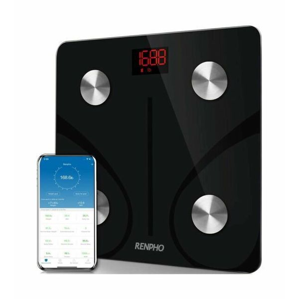 Renpho ES-CS20M-B Bluetooth Body Fat Scale - Black