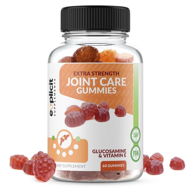 Easy-to-Take Joint Support Gummies - Glucosamine & Vitamin E Joint Supplement