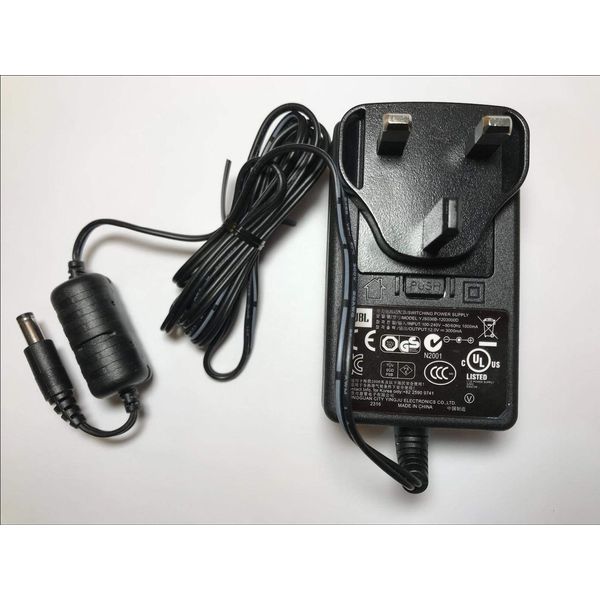 UK Plug Replacement for 12V 3A SWITCHING ADAPTER POWER SUPPLY model DC12030012A