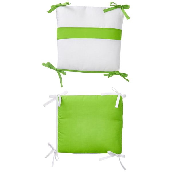 Baby Doll Bedding Junior Rocking Chair Cushion Pad Set for Child/Toddler Rocker, Green Apple