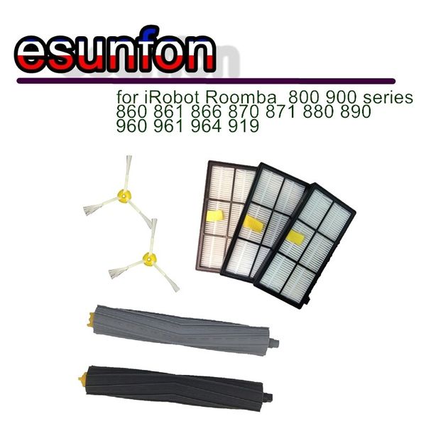 Filter Side Extractor Brush Kit Replace For Roomba 800 900 Series 870 880 980