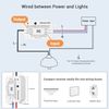 DEWENWILS Wireless Remote Control Light Switch and Receive Programmable