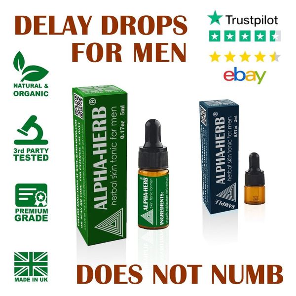 Alpha-Herb Natural Herbal Ejaculation Delay Spray - USA