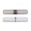SUPVOX Portable Toothbrush Case Box Travel Capsule Oran Denture Care Container Travel Women Men 2pcs Black and Blue