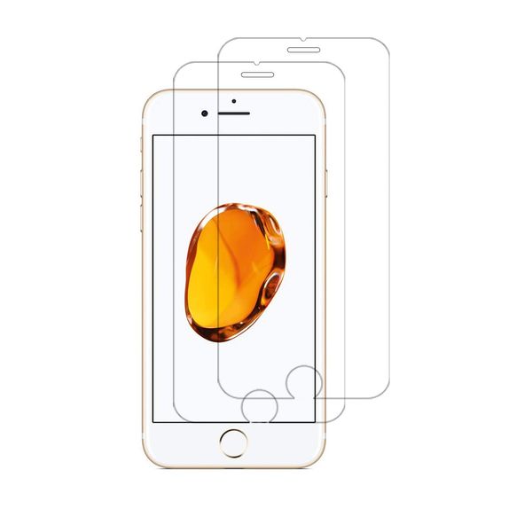WEOFUN 2 Stück Panzerfolie für iPhone 6 Plus/iPhone 6s Plus/iPhone 7 Plus/iPhone 8 Plus，Schutzfolie kompatibel mit iPhone 6 Plus/6S Plus/7 Plus/8 Plus