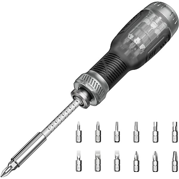 13-In-1 Multi-Bit Screwdriver Set Tool All in One, [Super Durable] Screw Driver,