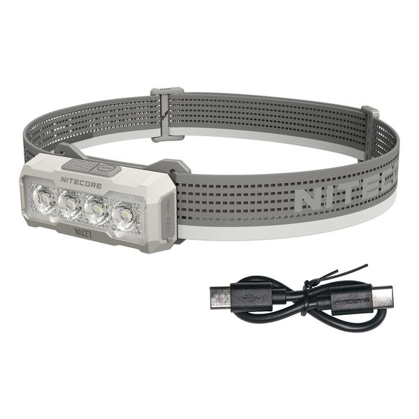 Nitecore NU27 600 Lumen USB-C Rechargeable Multi-Temperature Headlamp - White