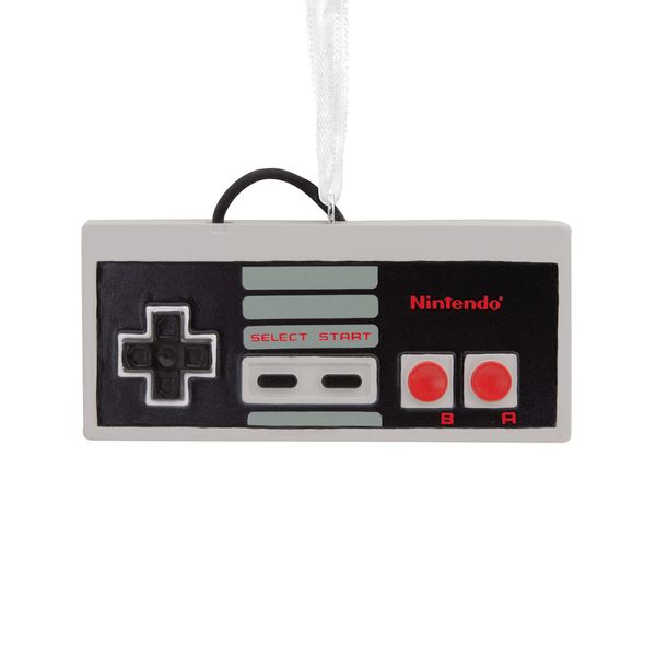 Hallmark Nintendo NES Controller Design Christmas Ornament