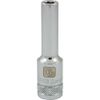 Dynamic Tools 3/8" Drive 6 Point Metric, 6mm Deep Length, Chrome Finish Socket
