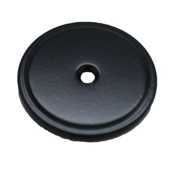 STONE HARBOR Matte Black 1-3/4" Knob Cabinet Backplate 30119-19 25+FREESHIP