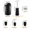 6 Piece Bathroom Accessories Set  Plastic Bath Ensemble Bath Set Lotion Bottles