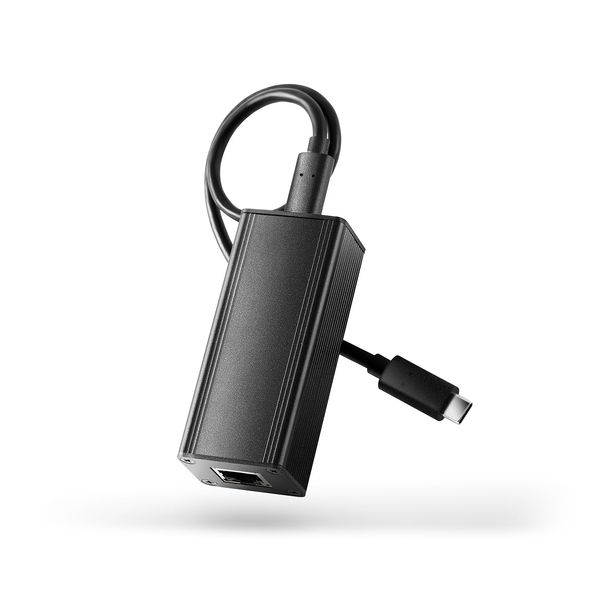 REVODATA 2.5G PoE to USB-C Converter Adapter, Type-C Output Power & Ethernet 2 in 1, Max 20V 45W Charging & 2.5Gbps Rate for Smart Phone/Tablet/Laptop, IEEE802.3af/at Comply (2.5GPD2CBT-20V)