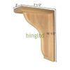 BingLTD - 10 1/2" Corbel Traditional Solid Hardwood Bracket - 1 PC (C6-FBA)