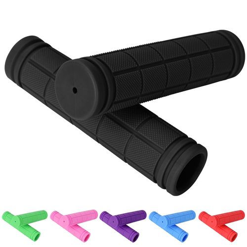 Aluscota Children's Bicycle Grips - Handlebar Grips MTB Bicycle with Non-Slip Rubber | 132 mm Bicycle Grips Ergonomic Handlebar Grips for 22.2 mm Bicycle, MTB, Mountain Bike, Road Bike Grips