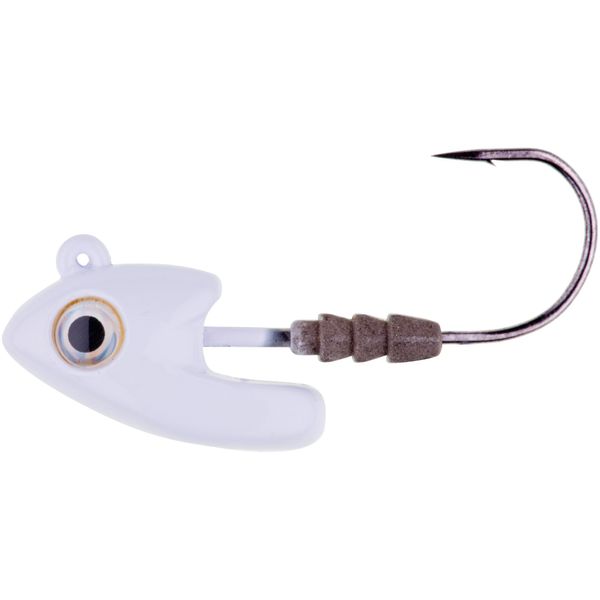 Berkley Gulp! Heads! BDS Rig, White, 3/8-Ounce/3/0-Hook