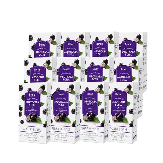 [Bonne] Zaboticaba 3 Cell Stick 15g x 14 Packets x 12 Boxes