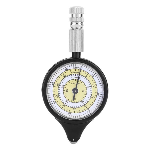Map Measure Kill Bimeter Map Measuring Device Rainproof Abrasion Resistant Compact with Handle for Hiking Cycling