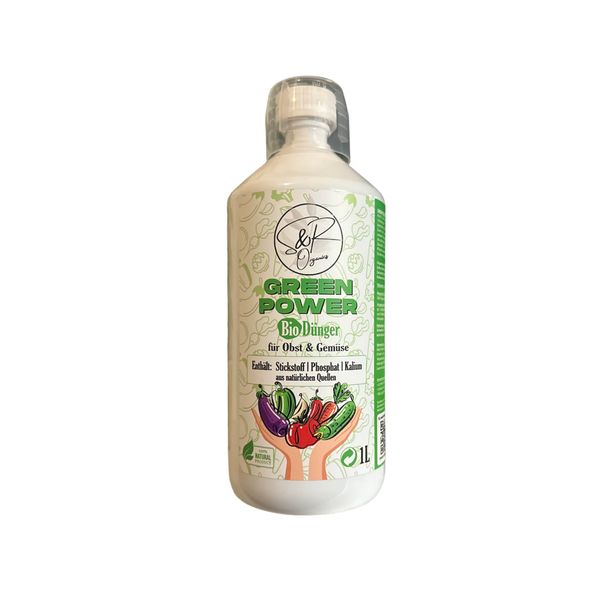 Green Power Bio Dünger für Obst und Gemüse 1 Liter