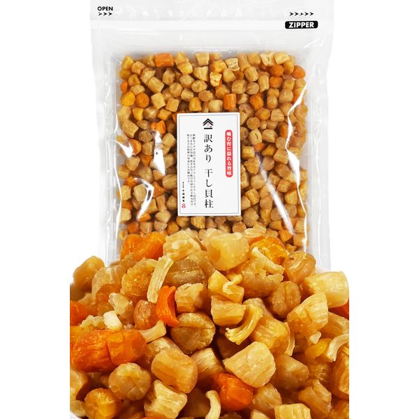 Itaya Shell (Baby Scallops) Soft Dried Scallops [Rich Umami Shellfish Soup / Irregular Shape (With Translation)] For Cooked Rice, Yakisoba Noodles, Snacks, Senari Shokai (Tsumamigura) 17.6 oz (500 g)