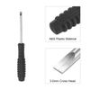 sourcing map Mini Slotted Screwdriver, 3.0mm Flat Head with Non-Slip Handle for Small Appliances, 2 Pcs