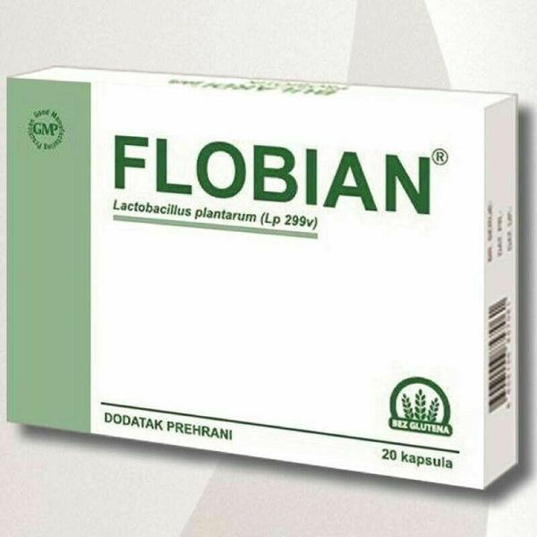 Flobian Natural choice for flatulence and irritable colon 20 capsules