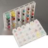 NYCEMAKEUP Cherry MX Switch Tester Switch Sampler Mechanical Keyboards Kailh Box 24-Key Switch Testing Tool With Acrylic Base Keyboard Switch Tester