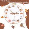 Topapfo Clock Embroidery Kit with Beginner Tutorials, Stamped Embroidery Patterns with Hoops Thread Needles Threaders