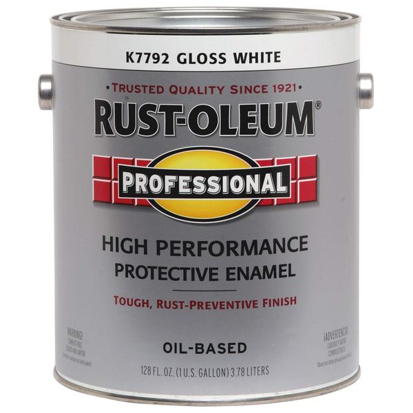 RUST-OLEUM K7792-402 K7792402 Professional Gallon Enamel, Whites|Gloss White