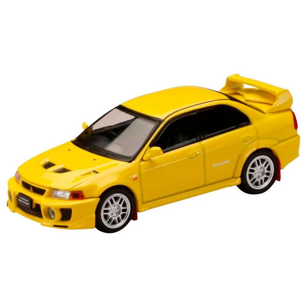 1/64 Mitsubishi Lancer GSR Evolution 5 (CP9A) 1998 with Mud Flaps Dandelion Yellow